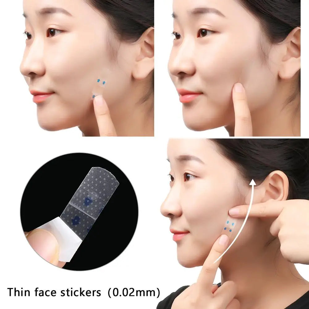 Transparent Face Lift Stickers