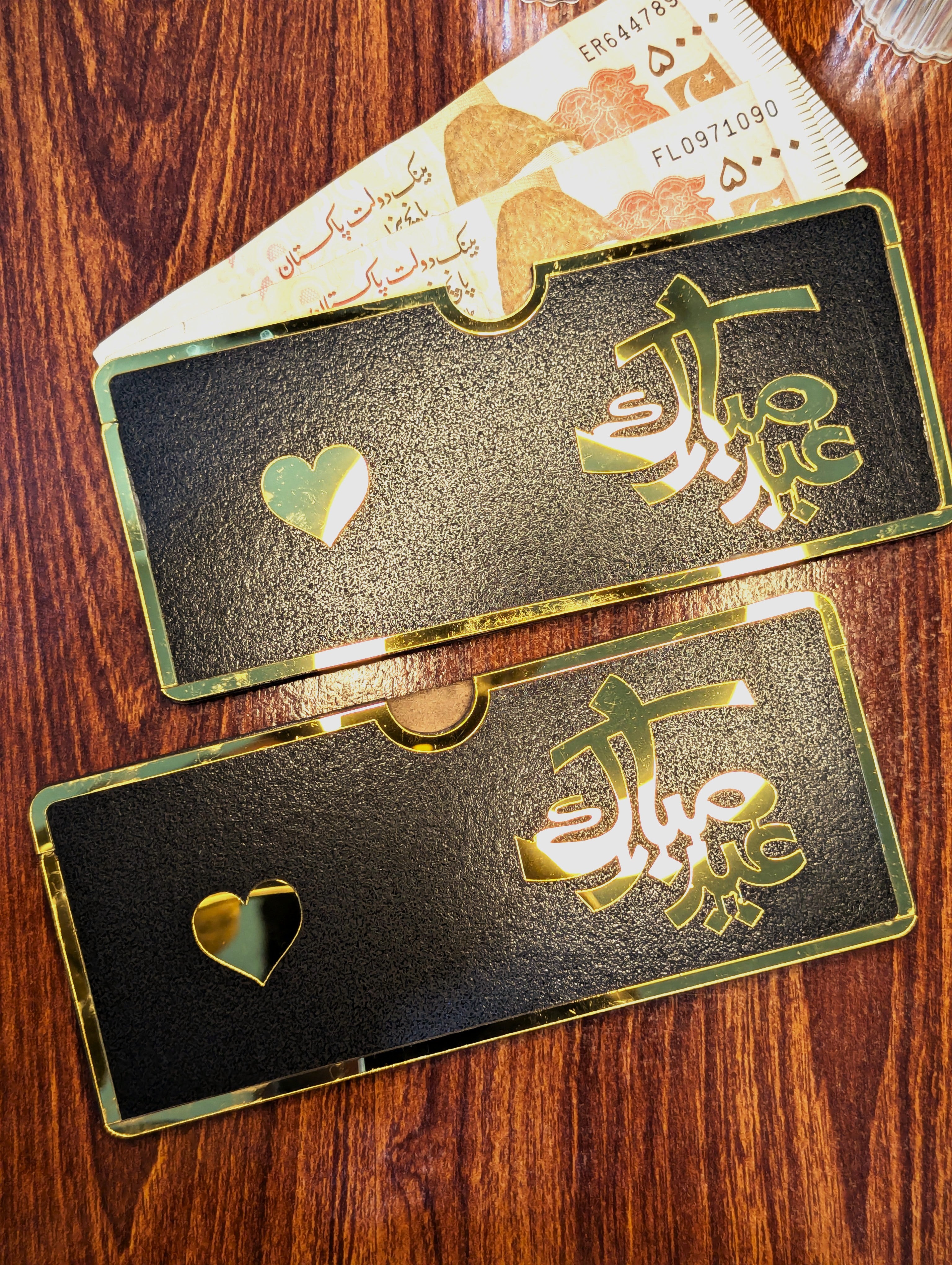 Royal Black Eidi Card