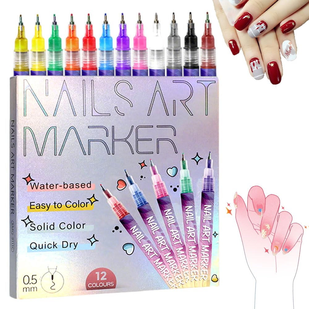 3D Nail Art Pens Set