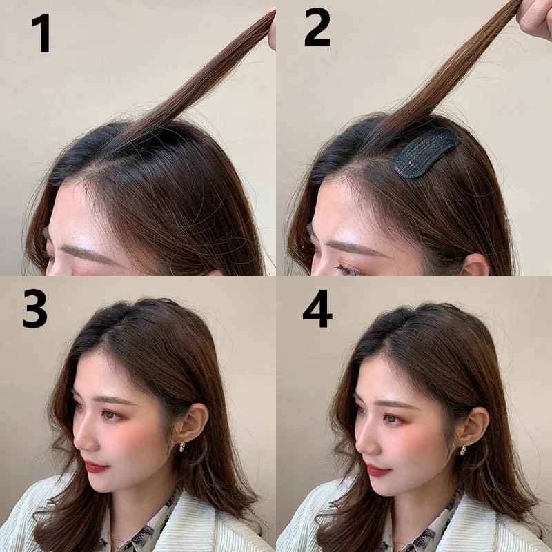 2PCS INVISIBLE FLUFFY HAIR PAD