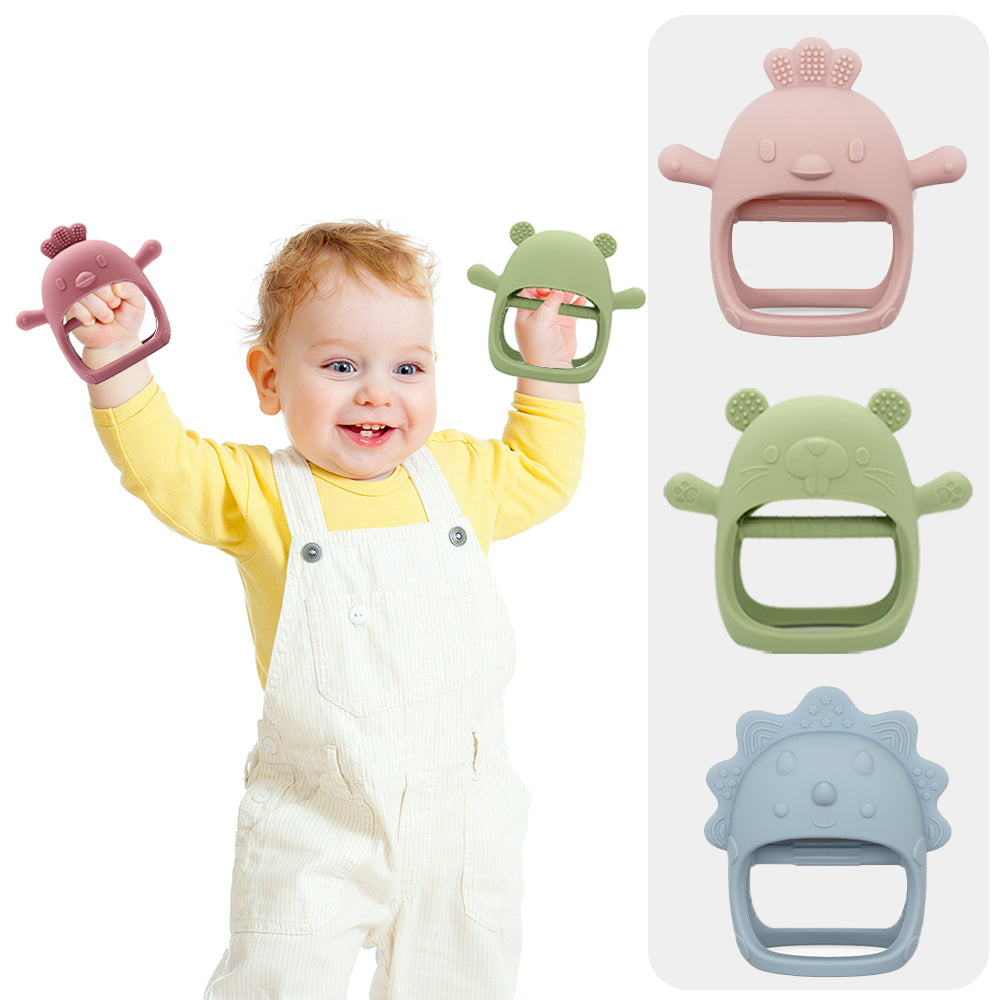 Baby Teether Chick Gloves