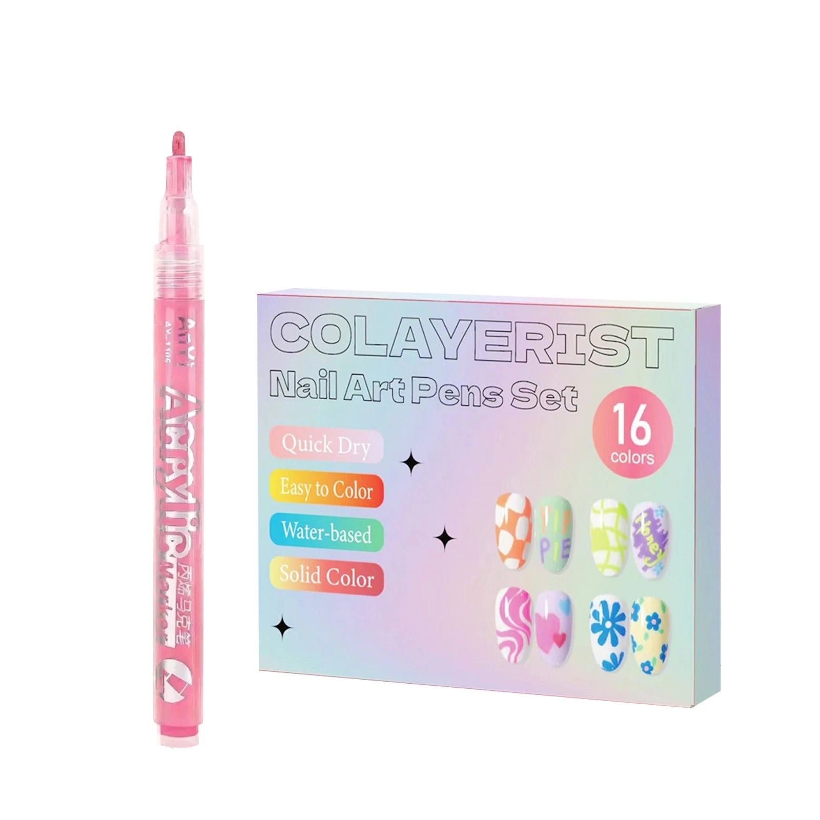 3D Nail Art Pens Set