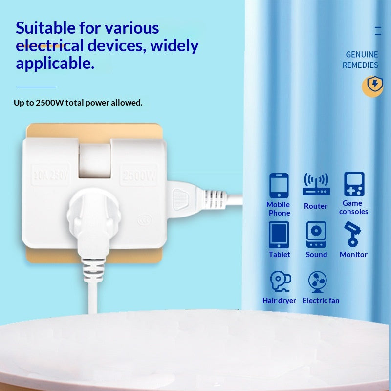 3-in-1 Smart Socket 180 Degree Rotatable