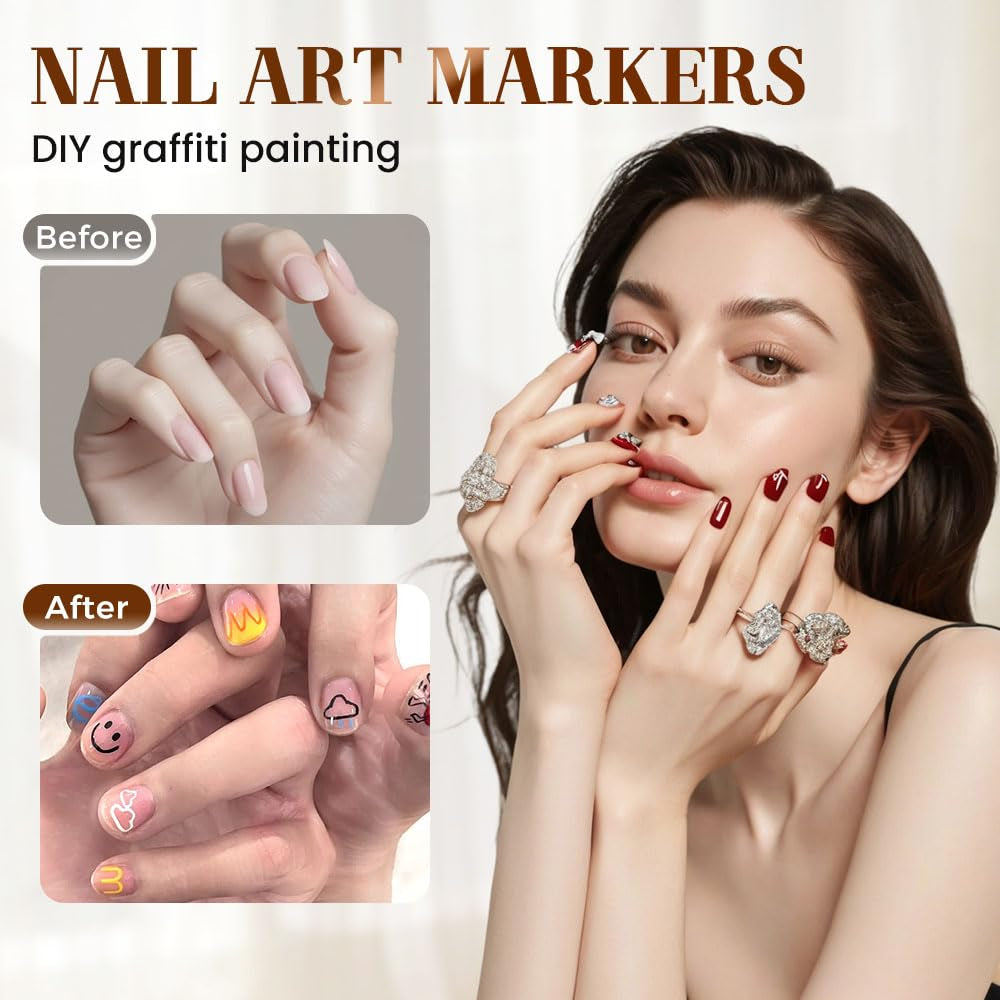 3D Nail Art Pens Set