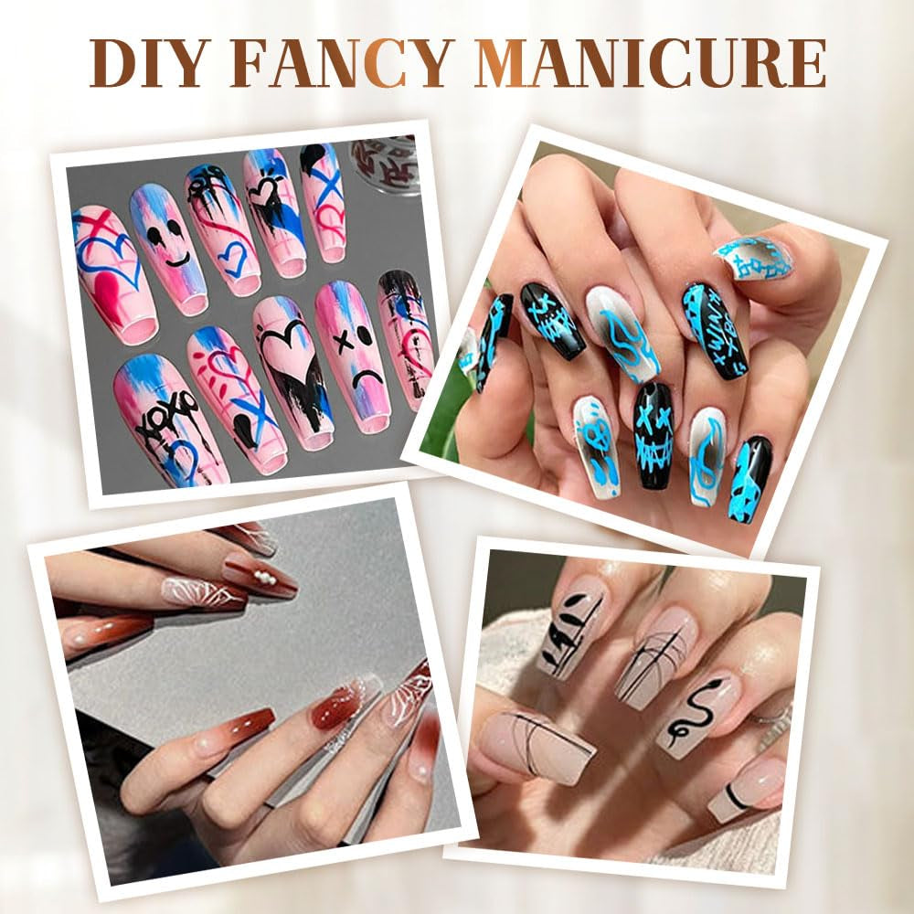 3D Nail Art Pens Set