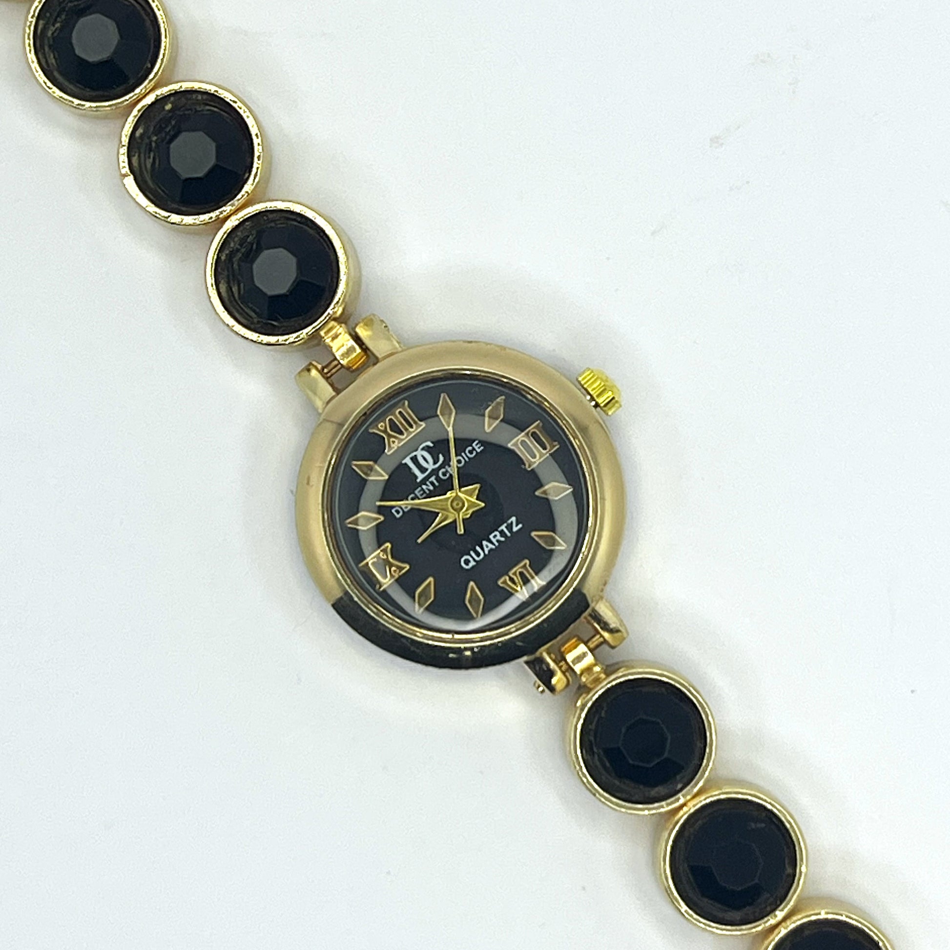 Crimson Crystal Elegance Women’s Watch