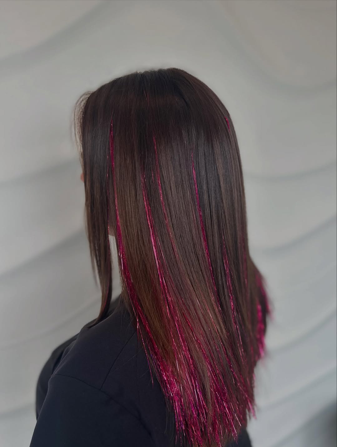 Glitter Hair Tinsel Extensions for Women