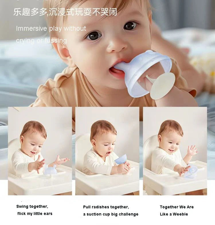 Silicone Mushroom Nipple Baby Chew Teether