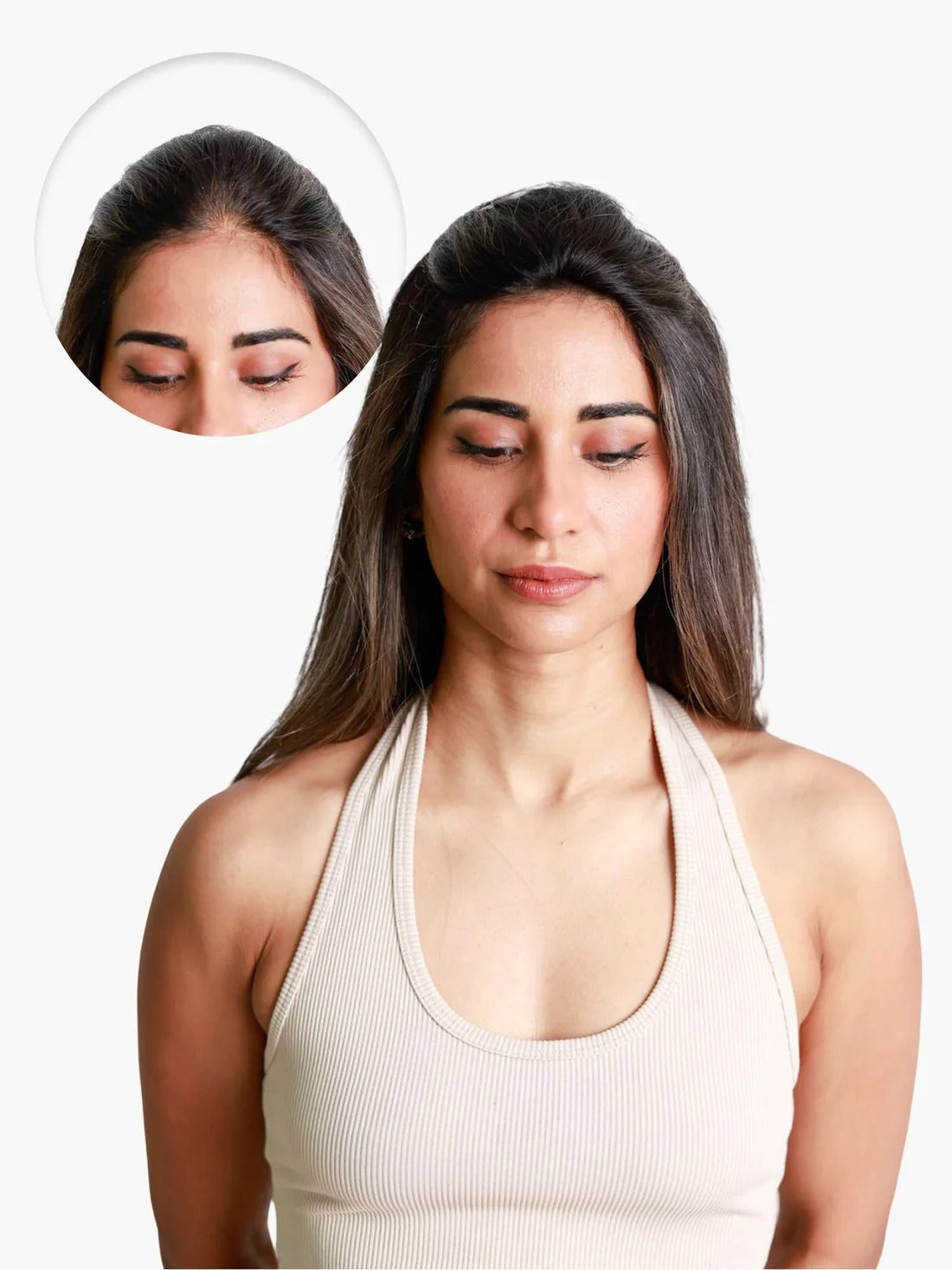 Forehead Cover Clip-In Bangs Wig