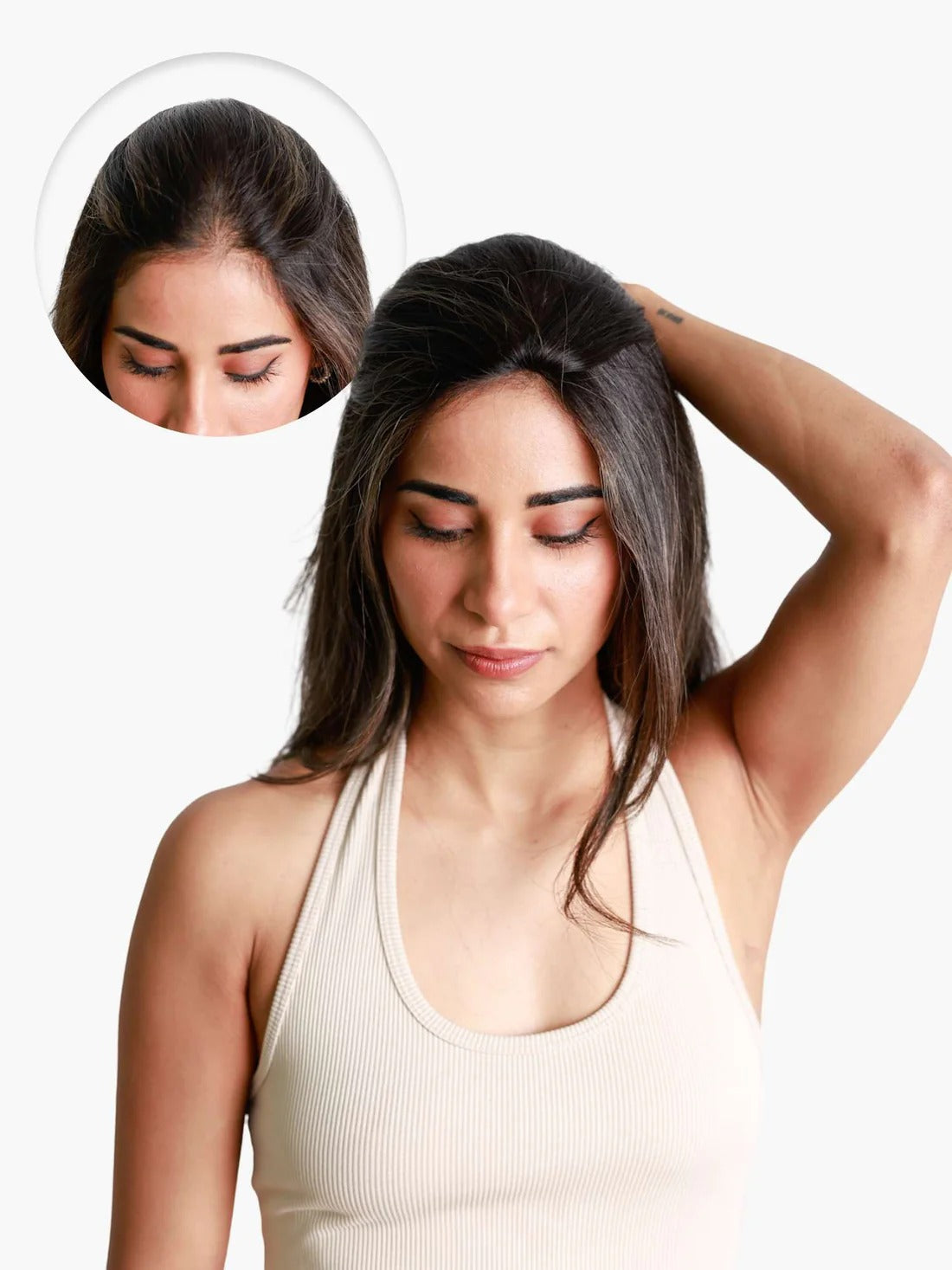 Forehead Cover Clip-In Bangs Wig