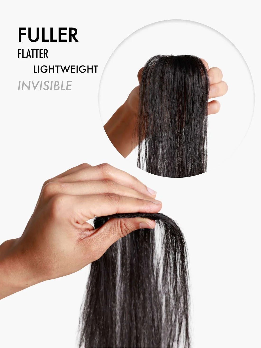 Forehead Cover Clip-In Bangs Wig