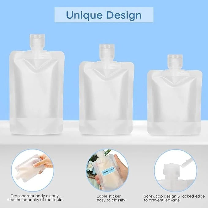 Travel Dispensing Cosmetic Bag
