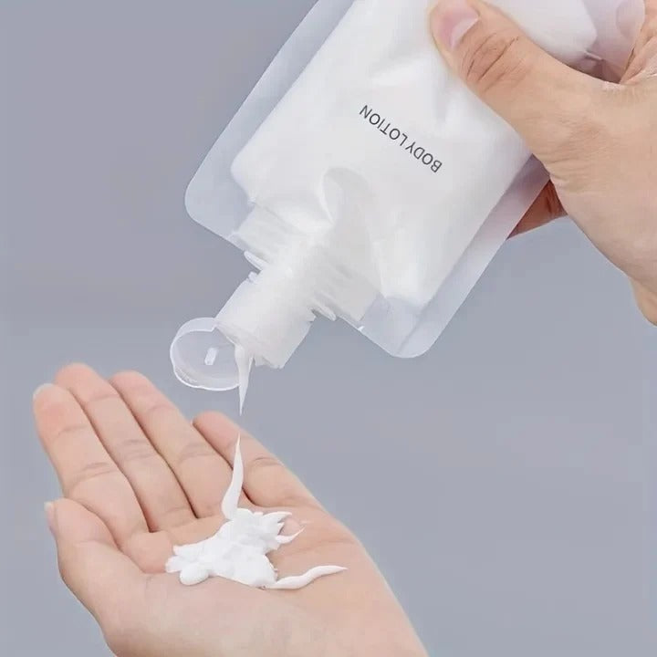 Travel Dispensing Cosmetic Bag