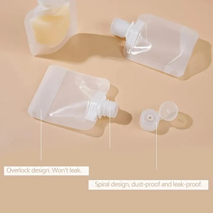 Travel Dispensing Cosmetic Bag