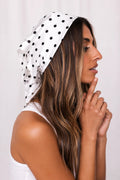 Women Elastic Polka Dot Headscarf