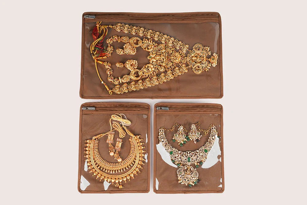 Multi Layer Jewelry Storage Pouch