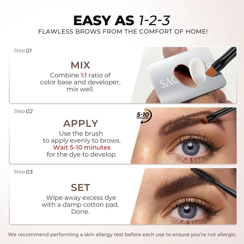 Sweat Proof Eyebrow Tint Kit